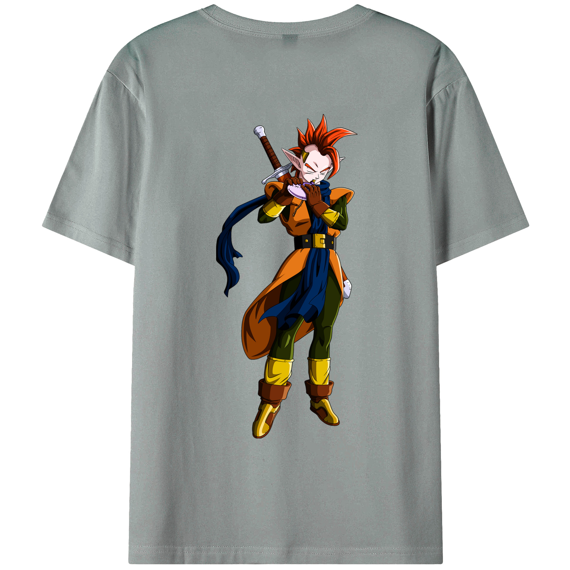 （画像用） ドラゴンボール DRAGON BALL 綿100％ メンズ半袖Tシャツ（バックプリント） 通気性